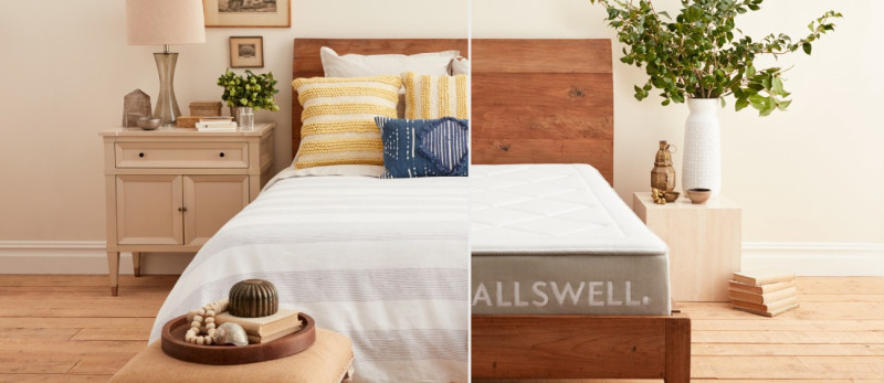 美國 Wallmart 也推出自己的線上床墊品牌 Allswell。   圖：取自 Walmart 官網