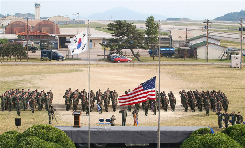 美國軍方今（28）日決定封鎖位於韓國的軍事基地。   圖 : 翻攝自維基百科