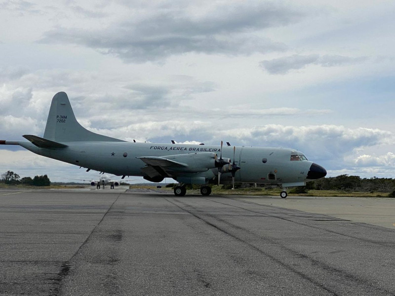 智利空軍1架載有38人的C-130大力神運輸機，9 日下午在飛往南極途中失蹤，機上38 人下落不明。   圖：翻攝自巴西空軍推特