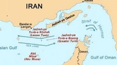 荷莫茲海峽（Strait of Hormuz）。   圖 : 翻攝自maritime-executive.com