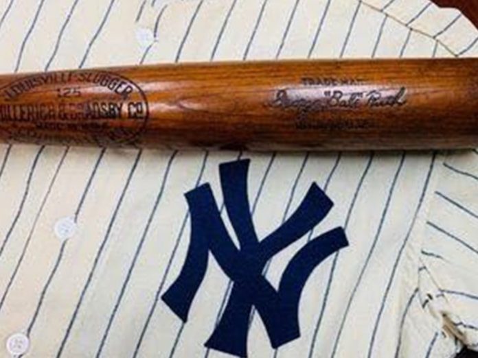 Babe Ruth當年500轟球棒，以100萬美元高價賣出。   圖／取自TMZ