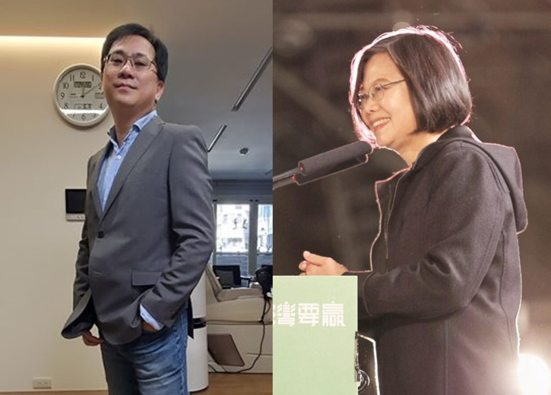 486先生大讚蔡英文總統政績，認為蔡政府執政下台美關係極佳，國內房價也逐步緩降。   圖 : 新頭殼合成