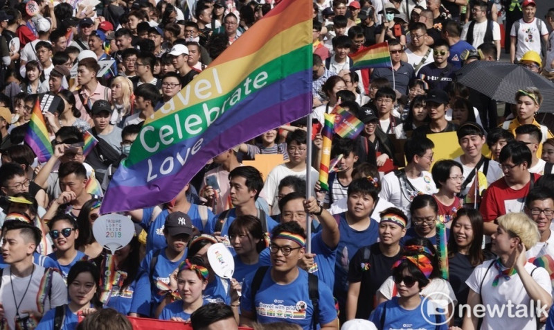 台灣於2019年5月17日成為亞洲第一個同婚合法國家。（資料照片）   圖：張良一/攝