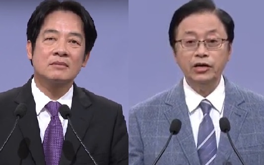 民進黨副總統候選人賴清德（左），國民黨副總統候選人張善政（右）。   圖：新頭殼合成