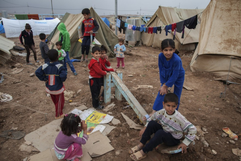2014年聯合國安理會決議援助敘利亞部分地區，該決議今年7月11日到期。（敘利亞難民示意圖）   圖 : 翻攝自unhcr.org