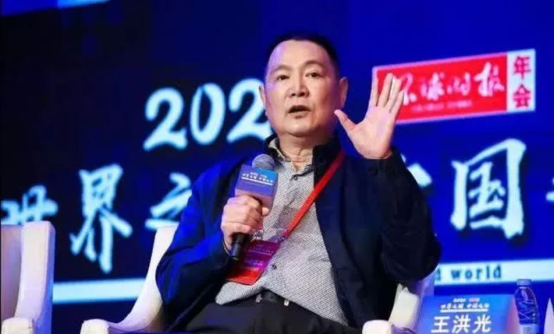 王洪光三年前曾預測2020年台灣會被中國武統，被網友酸「因為疫情又延期」。   圖：翻攝自環球時報