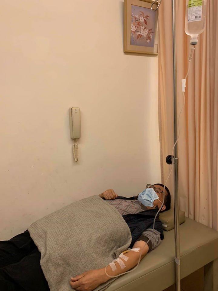 前總統陳水扁昨晚上吐下協急送醫。   圖：翻攝自一邊一國行動黨