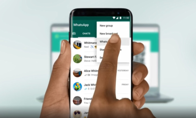 傳 WhatsApp 正測試一項新功能，未來可讓用戶輕鬆在 iOS 與 Android 手機間轉移對話紀錄及其他資料。   圖：截取自WhatsApp官網