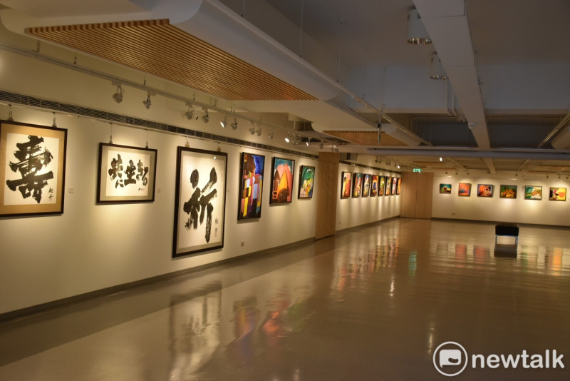 日本台灣國際藝術文化交流展於高雄市文化中心登場。   圖：孫家銘/攝