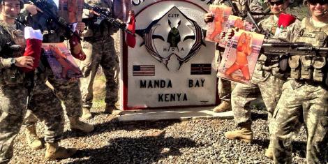 索馬利亞伊斯蘭團體「青年黨」聖戰士今天攻擊位於肯亞沿海拉木縣（Lamu）、由美國和肯亞軍人使用的軍事基地，造成3名美國人喪命。(資料照片)   圖 : 翻攝自臉書