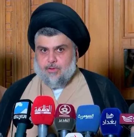伊拉克什葉派宗教領袖薩德爾也在一份聲明中表示，伊拉克國民議會的決議與美國侵犯伊拉克主權的行為相比反應軟弱。   圖：翻攝自微信