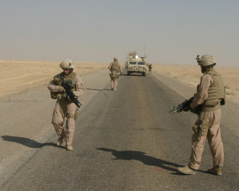 美軍在伊拉克的阿薩德空軍基地，也是多國聯軍的據點，成為伊朗首要攻擊目標。   圖：翻攝自美國防部官網