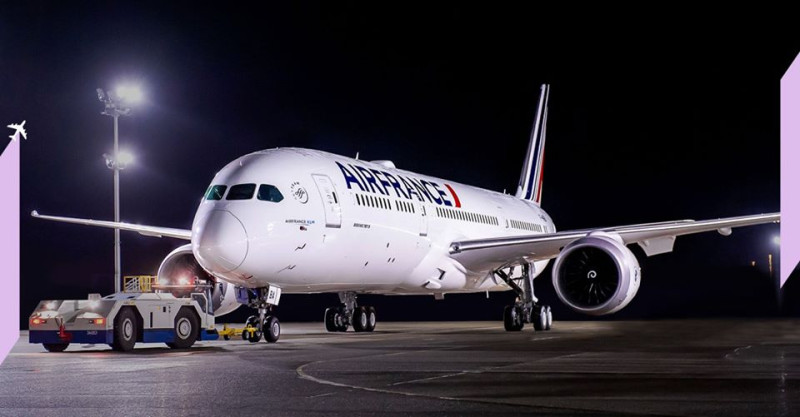 法國航空屬於國家航空，也是天合聯盟的創始會員，是世界上數一數二的重要航空，2018年4月16日重啟台灣航線。   圖：翻攝自法國航空臉書