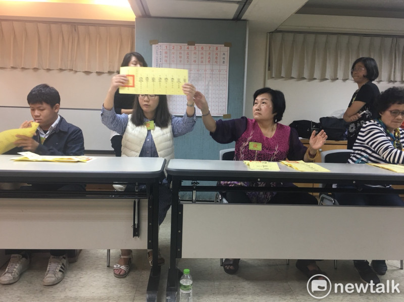 台北市東門基督教長老教會投開票所。   圖：新頭殼攝影中心