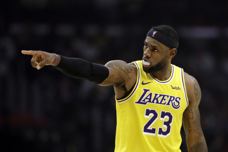 湖人「詹皇」LeBron James   圖／美聯社／達志影像
