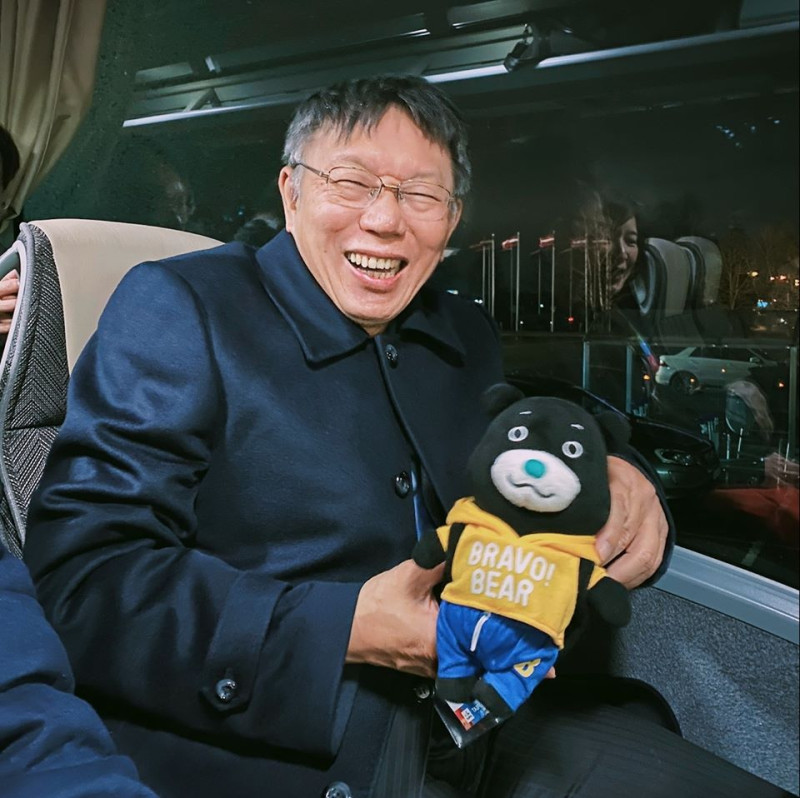 台北市長柯文哲近日正在訪問歐洲。   圖：翻攝自柯文哲臉書