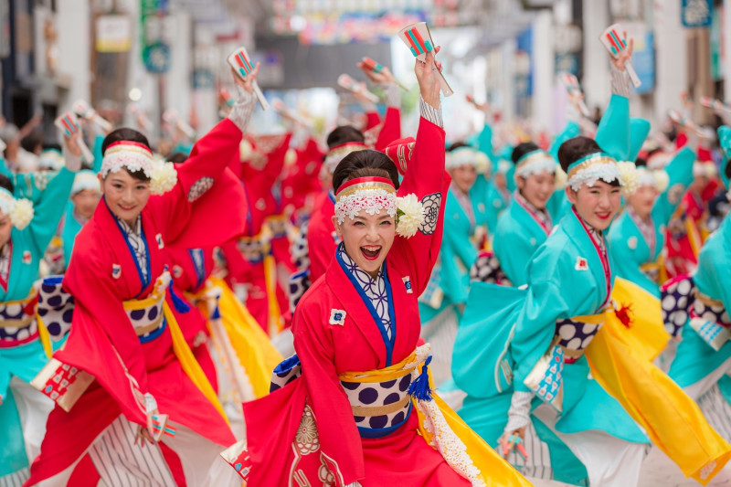 「高知縣HONIYA」在服裝、音樂和舞步設計上具有高度可看性。 圖 : 台中市政府文化局/提供