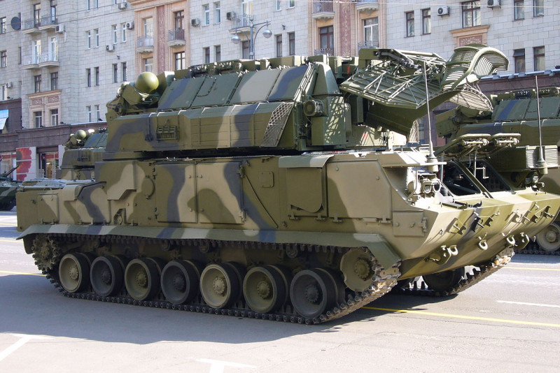 「道爾-M1」 地對空飛彈系統。   圖：翻攝維基百科/Leonid Dzhepko作品