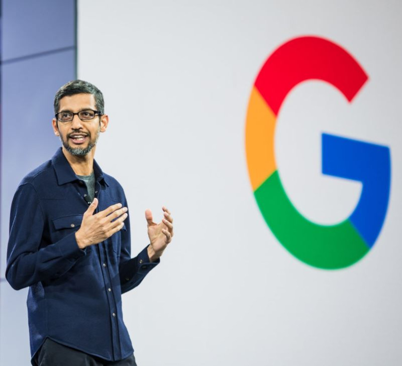 Google公司執行長兼董事長、Alphabet執行長皮查伊（Sundar Pichai）表示，Alphabet在人工智慧、雲端運算等深電腦科學的投資，帶給Alphabet繼續成長與獲得新機會的強健基礎。圖為資料照。   圖：取自皮查伊（Sundar Pichai）推特