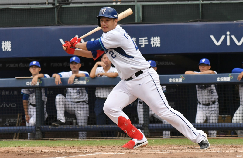 富邦悍將內野手蔣智賢。   圖／記者葉政勳攝 , 2019.07.06