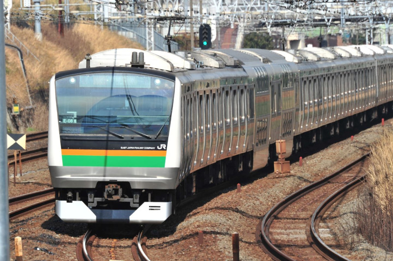 JR東海道新幹線車內販售女員工感染武漢肺炎。（圖為電車示意圖）   圖：JR東日本臉書粉絲團