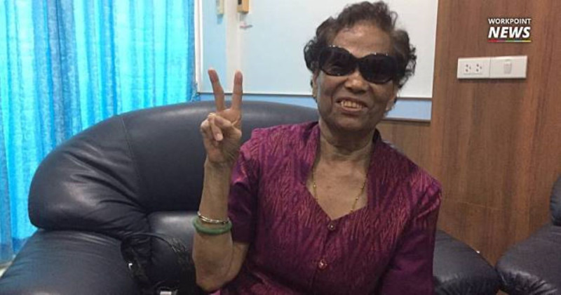 泰國傳出患有武漢肺炎的 73 歲阿嬤康復。   圖／翻攝 WorkpointNews 臉書