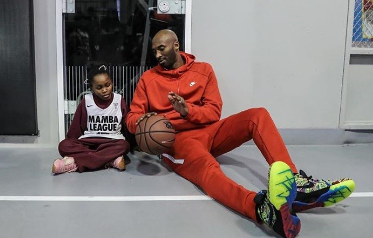 NBA傳奇球星Kobe Bryant （右）與他的女兒Gianna（左）。   圖：翻攝自Kobe Bryant的 IG