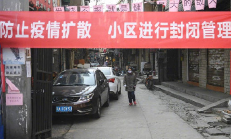 中國多個城市已宣布「封城」，湖北省荊州市16日也加入此行列，宣布自下午2時起，一律實行封閉管理。   圖：翻攝自微博(資料照片)
