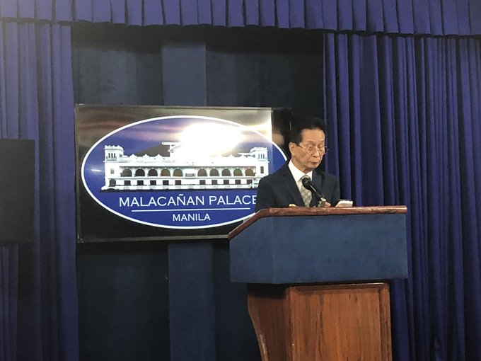 菲國總統發言人帕萊諾表示將向杜特地轉達各界重新考慮對台旅行禁令的要求   圖：取自Twitter
