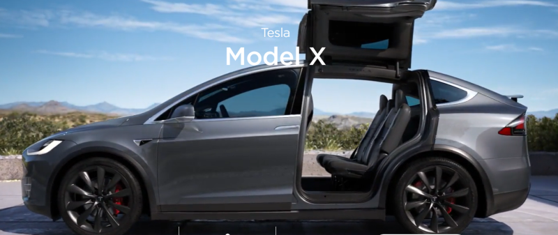 特斯拉週三(11日)盤後宣佈，將召回北美地區 1.5 萬輛 Model X SUV。   圖：取自特斯拉官網。