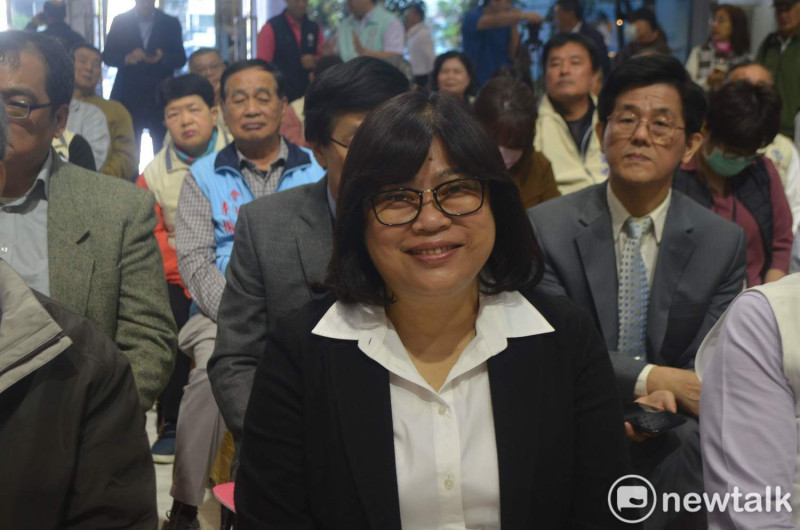新科民進黨立委王美惠表示，她也會一起到行政院爭取嘉義市建設。   圖：蔡坤龍/攝