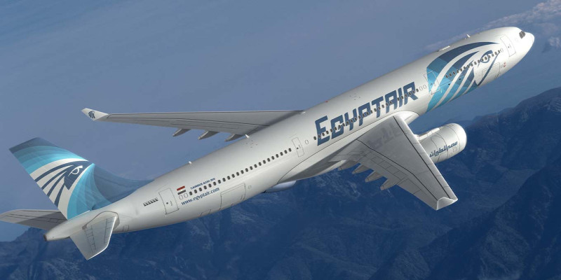 埃及航空宣布，自當地時間27日起至3月28日止，復飛中國北京、廣州航線。   圖：翻攝自埃及航空官網