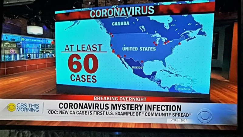 同在加州的橙郡也於2月26日宣佈進入新冠病毒緊急狀況。   圖：翻攝自「beebee星球」