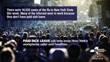 美國紐約州州長庫莫證實紐約也出現武漢肺炎病例，提醒民眾注意防範2019新型冠狀病毒。   圖：翻攝自庫莫推特