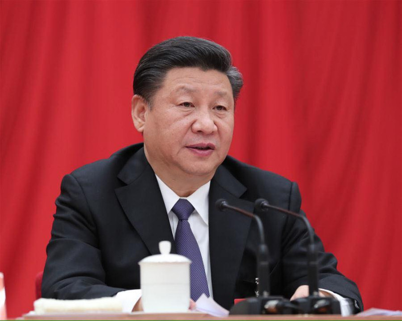 中國宣佈擴大「數位人民幣」試行計劃，外界認為是避免美中貿易戰升級成「金融戰」的預防措施，圖為中國領導人習近平。   圖：取自 Xi's US Visit（習近平訪美之旅）臉書粉絲團