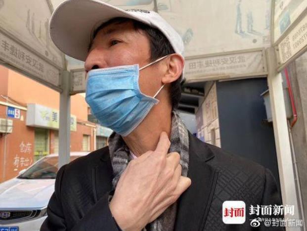 自稱醫好9位武漢肺炎患者的醫生李躍華。   圖：翻攝自《封面新聞》微博