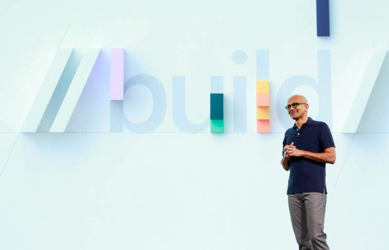 繼蘋果後，微軟年度大事「Build 2020開發者大會」也改為網路進行。圖為去年微軟開發者大會，示意圖。   圖：取自微軟活動官網