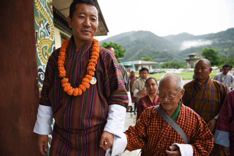 不丹總理羅泰·希林。   圖：翻攝自Dr Lotay Tshering臉書（資料照片）