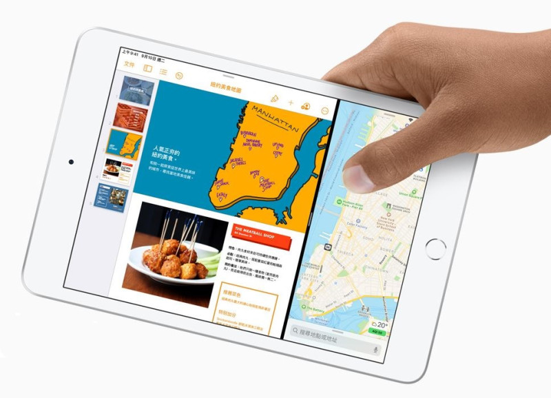 因部分第三代 iPad Air螢幕會在短暫閃爍後呈現永久空白的情況，蘋果宣布提供免費維修。   圖：取自蘋果官網