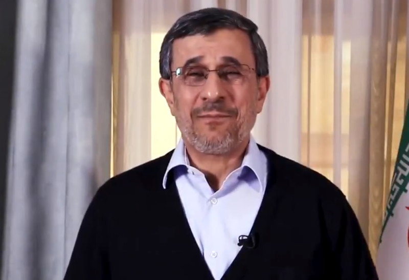 伊朗前總統艾馬丹加（Mahmoud Ahmadinejad）。   圖:擷自Mahmoud Ahmadinejad推特