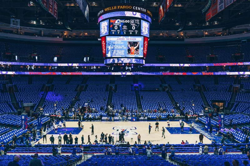美國職籃NBA費城76人宣布，球團有3人武漢肺炎檢測呈陽性反應。   圖：翻攝自Philadelphia 76ers臉書