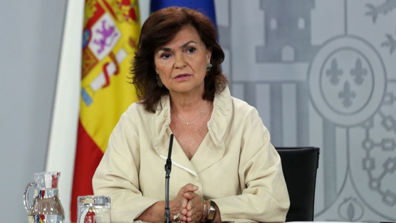 西班牙63歲副首相卡爾沃確診感染武漢肺炎，目前接受醫院隔離治療中。   圖：翻攝自卡爾沃臉書