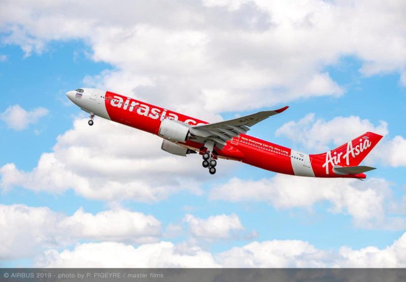 AirAsia將停飛集團大部分航班。   圖：AirAsia／提供