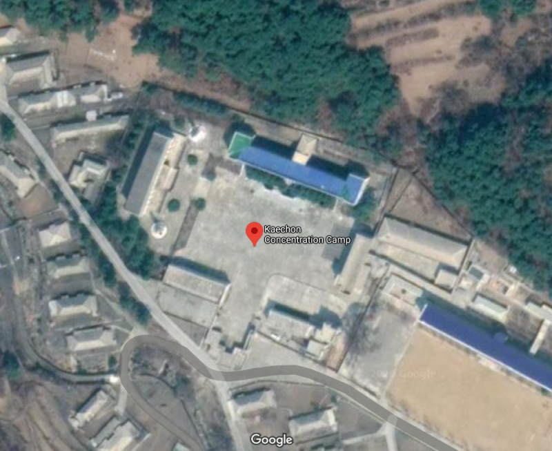 北韓价川集中營。   圖：翻攝自Google Map
