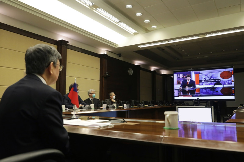 副總統陳建仁8日上午接受BBC節目訪問。   圖：總統府／提供