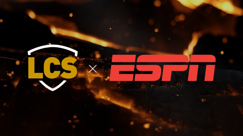 《英雄聯盟》LCS宣布與美國運動媒體巨頭ESPN合作轉播LCS春季季後賽。   圖：翻攝自LCS官網