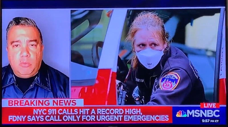 安東尼說：「現在每天的求助人數超過了911，而且都是實實在在的病人」。   圖：翻攝自twitter@AnthonyAlmojera