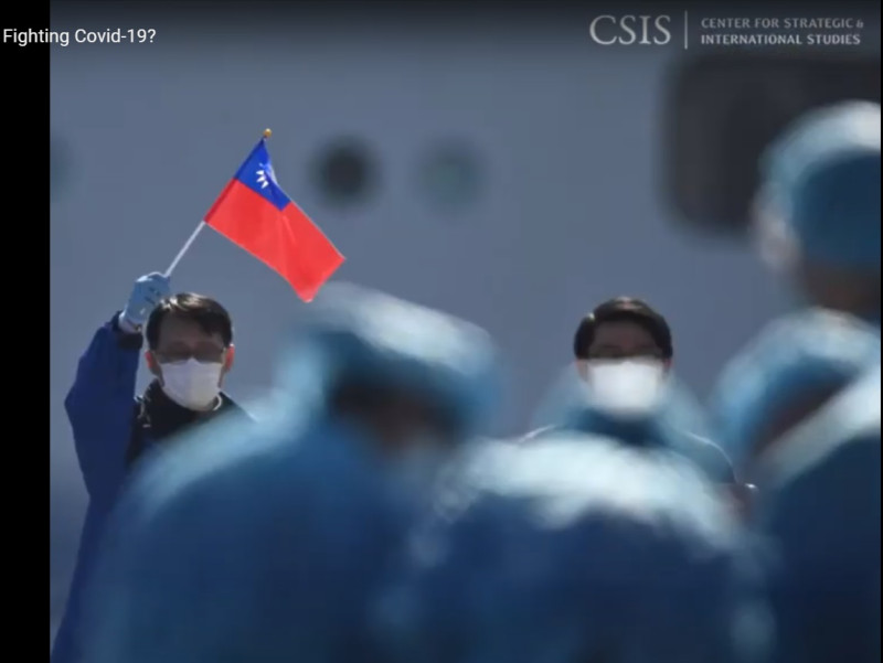 華府智庫學者葛來儀錄製短片，探究台灣如何有效對抗疫情。   圖/翻攝自YOUTUBE