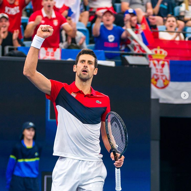 球星喬科維奇（Novak Djokovic）在昨日再次被澳洲政府撤銷其簽證。   圖：翻攝自喬科維奇IG