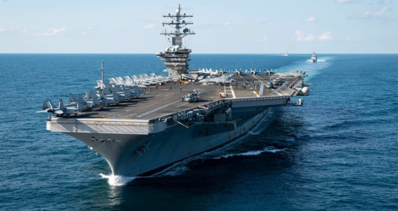 美國國防新聞週刊20日報導，美國海軍擬從艦隊中削減2艘航空母艦。   圖：翻攝自美國海軍